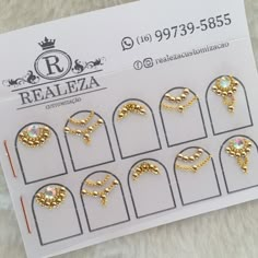 Cristal Nails, Bridal Nail Art, Gel Nail Art Designs, Nail Techniques