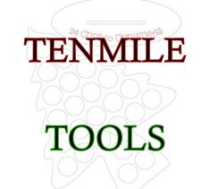 an image of the words termile tools on a white background with red and green lettering