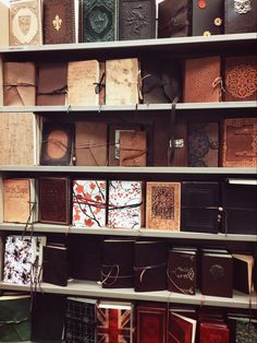 many books are on shelves in a room