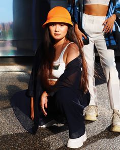 Make a bold statement with this head-turning bucket hat, designed for those who appreciate the fusion of fashion and function. The neon orange hue and thermal material add a touch of nostalgia, while the gorp core utility style brings a modern edge to your streetwear look.  Key Features: ✨ Vintage Neon Orange Thermal Bucket Hat ✨ Gorp Core Utility Streetwear Vibes ✨ Retro Flair with Contemporary Coolness ✨ Urban Fashion Essential with Style Brand: Duckbay Material: Polyester Size: Tag states med 90s Fashion Streetwear, Orange Bucket Hat, Orange Overalls, Utility Streetwear, Cool Streetwear, Outfit Cool, Fisherman's Hat, Vintage Neon, Utility Style