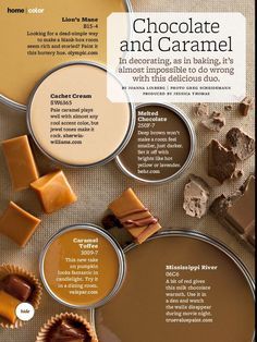 chocolate and caramel are the most popular desserts in the world, according to their flavors