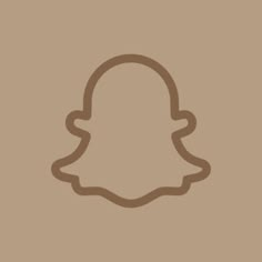 an image of a snap icon on a brown background