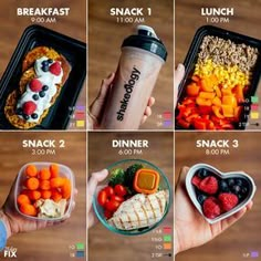 Quick and Simple 21 Day Fix Meal Prep for the 1,500 - 1,799 Calorie Level / Breakfast: Pumpkin Protein Pancakes topped with 3 oz. lowfat Greek yogurt and 1/2 cup fresh betties(½ purple, ½ red, 2 yellows) Snack 1: Chocolate Shakeology blended with water, ice, and 1 large banana (2 purple, 1 red) Lunch: ¾ cup seasoned ground turkey with ¾ cup red bell peppers, ¾ cup orange bell peppers, and ½ cup corn (1 red, 1 ½ green, 1 yellow, 2 tsp ) Snack 2: ¼ cup hummus with 1 cup baby carrots (1 green, ... Pumpkin Protein Pancakes, 21 Day Fix Meal Plan, 80 Day Obsession, 21 Day Fix Meals, 21 Day Fix Recipes, Breakfast Snacks, Healthy Meal Plans, Meal Prep Ideas, Easy Meal Prep