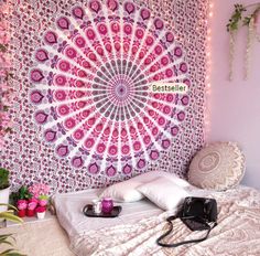 **##Note :- In This Shipping Rate You Will Get Your Order Within Couple of Working Days. **##Note :- We Provide Very Good Quality Tapestry In Very Cheap Rate And No One Give You                       These Tapestries In This Rate On Whole Etsy Platform. ##Welcome:- Item - Indian Tapestry / Wall Hanging / Mandala Tapestry / Twin Tapestry   Size - Fabric: 100% Cotton Fabric, Screen Printed Design.  Usage: Bed Cover, Tapestry, Curtain, Wall Hanging or Table Cloth.  Size: 85 X 55 inches approx. (Sin Blanket Wall, Tapestry Pink, White Tapestry, Fabric Screen, Indian Tapestry, Hippie Tapestry, Boho Tapestry, Curtain Wall, Cotton Bedspread