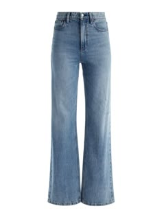 Shop Alice And Olivia's Weezy Full Length Jean In Sadie Lt Vintage Blue. See Our Entire Collection Of Jeans. Enjoy Free Shipping And Returns On All Orders At Aliceandolivia.com. Goth Glamour, Celana Denim, Dress Reference, Thanksgiving Fashion, Jumpsuit And Blazer, Celana Jeans, Coastal Granddaughter, Denim Flare Jeans, Adorable Outfits