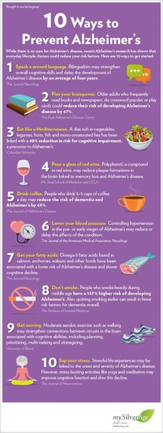 10 Ways to Prevent Alzheimer's Guide Infographic, Alzheimer's Prevention, Health Disease, Health Blog, Health Info, Alzheimers, Brain Health, Health Remedies, Healthy Tips