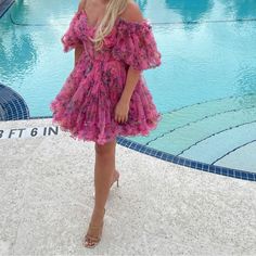 Worn Once. Excellent Condition. Sherri Hill Dresses, Sherri Hill, Off The Shoulder, Colorful Dresses, Mini Dress, Womens Dresses, Pink, Women Shopping, Dresses