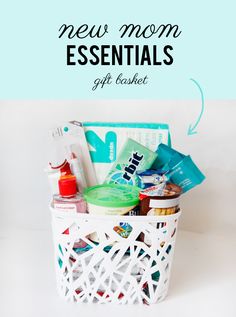 the new mom essentials gift basket