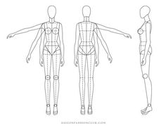 an image of a woman's body with the measurements for her legs and arms