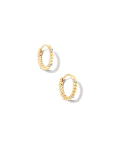 Add a new dimension to your earring collection with the Tyler 14k Yellow Gold Huggie Earrings in White Diamond. Featuring a three-dimensional take on our signature hoofprint stamping design detail and White Diamonds, these huggies have a luxe, eye-catching texture that truly stands out. Wear them on their own or paired with the Tyler Hoop Earrings—you’ll love these earrings any way you style them.r r We have taken steps to ensure that, when applicable, our diamonds are conflict free by requiring Hoof Print, Gold Huggie Earrings, Diamond Huggie Earrings, Earring Collection, Gold Band Ring, Yellow Gold Pendants, Huggie Earrings, Earrings Collection, Gold Pendant Necklace