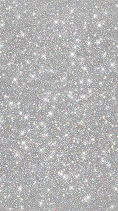 silver glitter background with small white dots