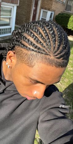 Men’s Flat Twist, Low Taper Cornrows Men, Men Flat Twist, Flat Twist Hairstyles Men, Flat Twist Men, Flat Two Strand Twist, Men Twist, Cornrow Ideas