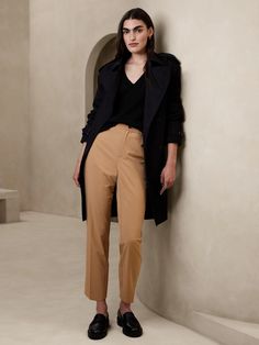 Airstretch Taper Pant | Banana Republic Factory Minimal Classic, Tapered Pants, Classic Chic, Ankle Pants, Work Pants, My Wardrobe, Work Outfits, Welt Pockets, Ankle Length