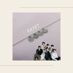 GOT7 K-pop Silver Necklace Bracelet Pendant size: 10mm each Pendant Material: 304 Stainless Steel Chain Material: Stainless Steel Bracelet Size: Please refer to Bracelet Size Chart Necklace Length: 45cm (Please message me if you require other lengths) Shipping time: Within 3 business days after payment How to Order: If you want it to be personalised, please visit my shop Also available in gold color, please message me for price and details   * Photos are for reference. Handmade products will not Jay B, Bracelet Size Chart, Stainless Steel Chain, Necklace Bracelet, Charm Bracelets, Bracelet Sizes, Got7, Stainless Steel Bracelet, K Pop