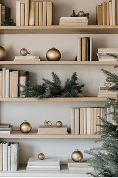 Transform your bookshelves into a magical Christmas display! Discover my favorite styling secrets, from twinkling lights to vintage ornaments. Perfect for cozy holiday vibes in any room! Save these tips for your Christmas decorating. Some of the links in my articles are affiliate links. If you make a qualified purchase from one of my links I will make a small commission at no cost to you. Thank you for your support!!! Christmas Bookshelves Decor, Christmas Decor Ideas For Shelves, Christmas Shelf Decor Ideas, Bookshelf Decorating Ideas, Holiday Bookshelves