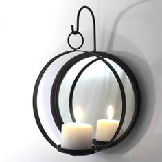 Our metal candle wall sconce is the perfect way to showcase your love of classic aesthetics. This circle sconce features a round frame with a small.rounded platform for flameless candles, plants and other small.accent pieces. It is a must-have wall decor for showcasing your sophisticated style while adding dimension and geometry to your home. Display on a wall in any interior space to add an ambient lighting with contemporary style to your space. Our decorative wall sconce candle holder offers t Round Candle, Round Candles, Decorative Wall Sconces, Candle Types, Candle Wall Decor, Candle Wall, Indoor Wall Sconces, Wall Candle Holders, Classic Aesthetic