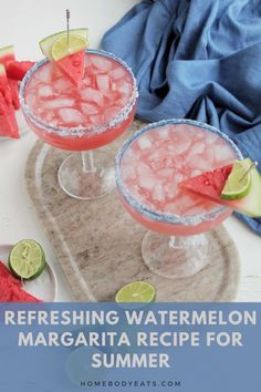 refreshing watermelon margarita recipe for summer