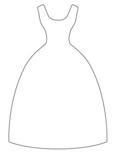 a line drawing of a dress on a mannequin neckline, with the back cut out