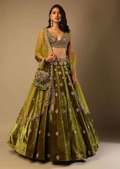 Velvet Ghagra Choli, Jewel Tone Lehenga, Velvet Lehnga Ideas, Velvet Lehangas, Velvet Lehnga Designs Latest, Velvet Lehenga Designs, Lehenga Choli Designs Latest, Kalki Fashion Lehenga, Green Velvet Lehenga