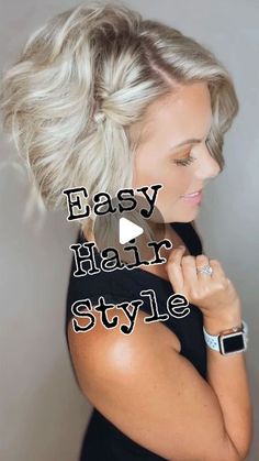 Old Hollywood Hairstyles, Hollywood Hairstyles, Updo Easy, Easy Hairstyles For Thick Hair, Hollywood Hair