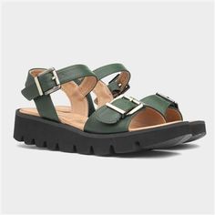 Shoe Zone, Sandal Style, Buckle Sandals, Buy Online, Buckle, Sandals, Green