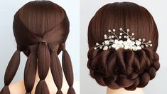 Hairstyle For Wedding Bride, Low Chignon Bun, Diy Hair Tutorials, Juda Hairstyle, French Bun, Hairstyle For Wedding, Bun Wedding, Bun Style, Chignon Bun