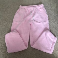 Brand: Forever 21 Size: Medium Color: Pink Condition: Amazing (Never Worn) Material: Cotton Pink Cow Sweatpants, Pale Pink Sweatpants, Baby Pink Sweat Pants, Pink Sweatpants Aesthetic, Pink Pants With Elastic Waistband For Winter, Cozy Winter Bottoms For Pajama Party, Cozy Winter Pajama Party Pants, Cozy Winter Pants For Pajama Party, Trendy Pink Bottoms For Winter