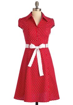 soda pop dress Polka Dot Christmas, Red Polka Dot Dress, Retro Vintage Dresses, Cherry Dress, White Polka Dot Dress, Red Polka Dot, Dress Girls, Polka Dot Pattern, Mode Vintage