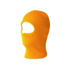 One Hole Ski Mask Size: One Size.  Color: Orange.  Gender: male.  Age Group: adult. Raptor Costume, Mens Mask, Cap Store, Boys Slippers, Aztec Sweater, Men's Hats, Ski Mask, Comfy Sweaters, Neon Color