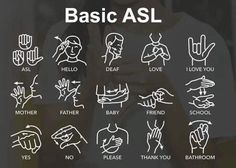 the basic instructions for basic asl