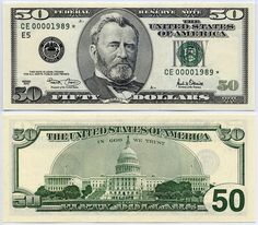 2001 $50 Federal Reserve Star Notes "Richmond" Single Star S/N CE00001989* Printable Money