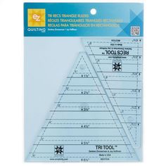 the triangle ruler is cut into three pieces, each with different sizes and measurementss