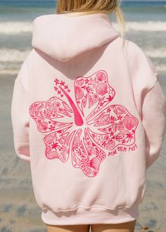 "Aloha" from the Hawaii Hibiscus hoodie! Welcoming you with maximum comfort, infused by the beauty of the Pacific Ocean. Representing the flower of the Hawaiian Islands, the yellow hibiscus flower. Designed for those who love to stay cozy - you will never take off this hoodie. The PPP palm embroidered above our hearts is a symbol of unity within the Pink Palm Puff community, reminding us all of the love we share. Embroidery Hoodies, Hawaii Hibiscus, Yellow Hibiscus, Embroidery Hoodie, Winter Outfits Men, Hibiscus Flower, Winter Sweatshirt, Heather White, Fall Sweatshirt