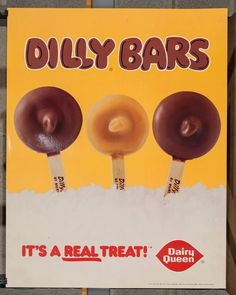 there are three different types of jelly bars on the sign, one is for it's real treat