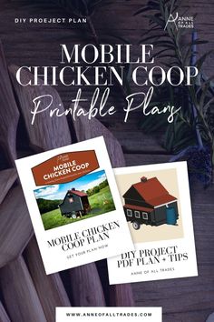 the mobile chicken coop printable plan