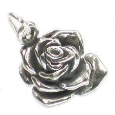 Please note that this flower is quite a solid charm and may not be sutiable for some - - - Rose flower sterling silver Heavy charm Sterling Silver .925 Charm Fitting - Jump Ring - NOT suitable for bead bracelets - NOT suitable for Pandora bracelets - to fit a Pandora bracelet or another design please send a message before purchasing so we can advise the additional fitting that you need to buy flowers charms Sterling Silver Charm 925 Flowers & Plants Charm Fitting - Jump Ring Maldon Jewellery Traditional Sterling Silver 49259 REF SS Moderno No Stone Please note, we do NOT supply gift boxes, so your item will NOT come in a gift box. Please also note that most connecting rings will NOT be soldered, and for your peace of mind, we recommend you have them soldered by your own local jeweller, as Small Dainty Charms Jewelry, Dainty Small Charms Jewelry, Dainty Flower Charm For Gift, Sterling Silver Vintage Charm Necklace For Gift, Dainty Nickel-free Round Pendant Charms, Nickel-free Flower-shaped Jewelry For Jewelry Making, Stamped 925 Flower Jewelry, Sterling Silver Flower Shaped Jewelry Stamped 925, Silver Dainty Charms