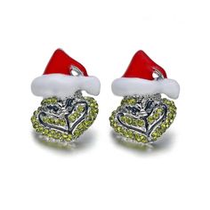 PRICES MAY VARY. Title: HANRESHE Grinch Santa Stud Earrings Full Rhinestones Christmas Earrings New Year Giftfor Women Men Kids Classic Cartoon Jewelry. Product Type: Departments > Men > Jewelry > Earrings Christmas Earings, Christmas Tree Earrings, Teardrop Dangle Earrings, Holiday Earring, Earring Tree, Grinch Christmas, Christmas Gift Jewelry, Crystal Stud Earrings, Christmas Earrings