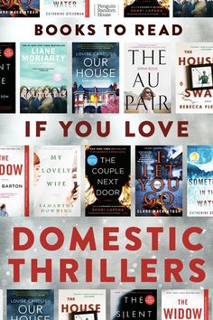 some books that are stacked together on top of each other with the words if you love domestic