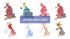 Last Thursday's UK general election marked a historic defeat for the Conservatives, their worst in nearly two centuries. In our special edition of DataViz Weekly, we explore how various mapping projects can help clarify these dramatic changes, featuring those by: ✦ Sky News ✦ The Independent ✦ BBC ✦ The Financial Times ✦ The Guardian ✦ CNN ✦ Open Innovations ✦ The New York Times  Dive into the voting outcomes and perhaps find inspiration for your own data mapping endeavors.  ***  #UKElection #Maps #Election2024 #DataVisualization #Mapping #2024Election #UkElection2024 #DataViz #DataScience #DataAnalysis Data Mapping, Hex Map, Mobile Project, Data Map, Stock Charts