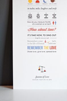 a poster with some type of text on it that says, what about love?