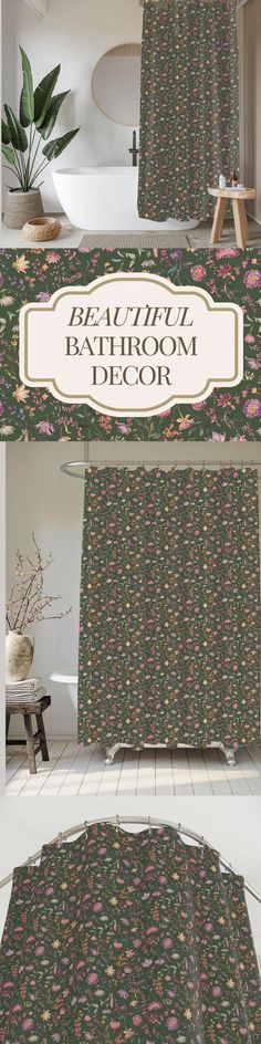 the back and side panels of a bed with flowers on it