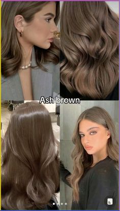 Light Brown Hair Styles, Brown Hair Styles, Brunette Tones, Rambut Brunette, Light Brunette, Beige Hair, Korean Hair Color, Brown Hair Looks, Brown Hair Inspo