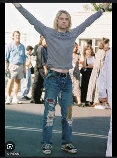 90s Retro Outfits, 90s Punk Fashion, Kurt Cobain Outfit, Kurt Cobain Style, 90s Grunge Outfits, Grunge Outfits Men, Kurt Cobain Photos, Grunge Outfits 90s, Fashion Guys