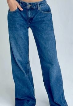 Blue Wide Leg Flare Jeans With Button Closure, Casual Straight Leg Flare Jeans With Button Closure, Denim Blue Wide Leg Cropped Jeans With Button Closure, Blue Wide Leg Jeans With Button Closure, Relaxed Fit Medium Wash Flare Jeans With Button Closure, The Perfect Jeans, Jeans Look, Motel Rocks, Perfect Jeans