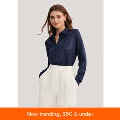 in stock Navy Silk Dress, Silk Dress Shirt, Blue Silk Blouse, Silk Duvet Cover, Silk Bedding Set, Silk Charmeuse, Womens Basic, Jacket Brands, Silk Shirt