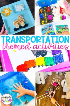 transportation themed activities for kids to play with