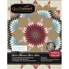 quiltsmart quilt pattern book featuring a star