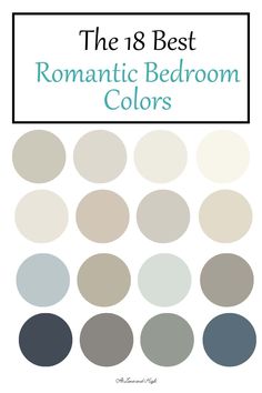 Are you on the lookout for the best romantic bedroom colors?  Well, look no further!  I have 18 of the best romantic colors for couples. Bedroom Scheme Ideas, Sophisticated Bedroom Paint Colors, Bedroom And Bathroom Color Schemes, Best Wall Colour For Bedroom, Couple Room Paint Ideas, Neutral Color Bedroom Decor, Bedroom Colors With White Furniture, Cream Bedroom Colors, Bedroom With White Furniture Wall Colors