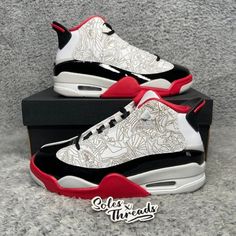 Item: Air Jordan Dub Zero (Gs) 'Varsity Red 2022' Big Kids' Sneakers Style Code: Dv1360-160 Condition: 100% Authentic. Brand New Never Worn. Box Included Color: Varsity Red/White/Black Seller Notes: -100% Trusted Seller. Your Satisfaction Is Very Important To Me! -Orders Before 8am Pst Will Ship Out Same Day; Orders After 8am Pst Will Ship Out Next Business Day, Guaranteed!(Special Requests Available, Please Ask!) -Shipping From California -Bundles Available!!! -All Sales Are Considered Final. U Zero Shoes, Jordan Dub Zero, Custom Sneakers Diy, Nike Fashion Shoes, Jordan Red, Shoes Air, Kids Jordans, Nike Fashion, Custom Sneakers