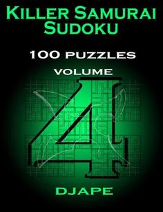 the cover for killer samurai sudoku's 100 puzzles volume 4